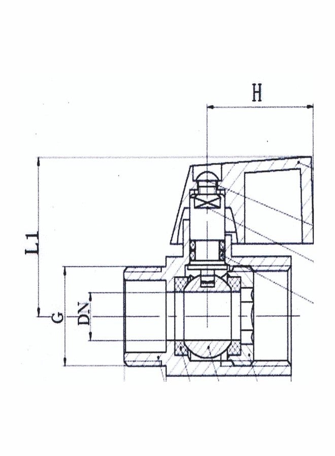 R. N. RN FORGED BRASS MINI BALL VALVE, 1 pieces Set ART-2200F&F_8MM(1/4") - Image 2